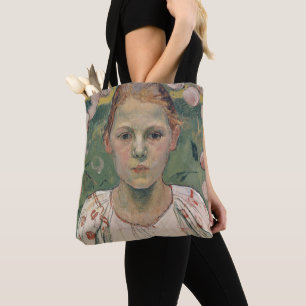 Portret van Kathe von Bach In de tuin Tote Bag