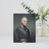 Portret van keizer Alexander I, 1804 Briefkaart (Staand voorkant)
