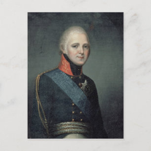 Portret van keizer Alexander I, 1804 Briefkaart