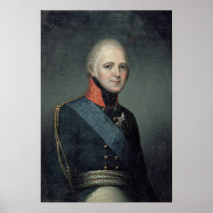 Portret van keizer Alexander I, 1804 Poster