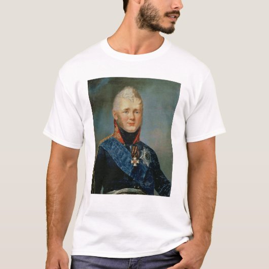 Portret van keizer Alexander I T-shirt (Voorkant)