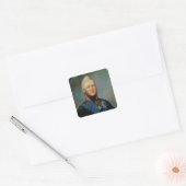 Portret van keizer Alexander I Vierkante Sticker (Envelop)