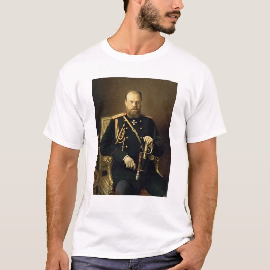 Portret van keizer Alexander III 1886 T-shirt (Voorkant)