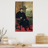Portret van keizer Charles V 1548 Poster (Keuken)