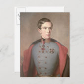 Portret van keizer Franz Joseph van Oostenrijk Briefkaart (Voorkant / Achterkant)