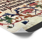 Portret van keizer Maximilian I en zijn leraar B Poster (Hoek)