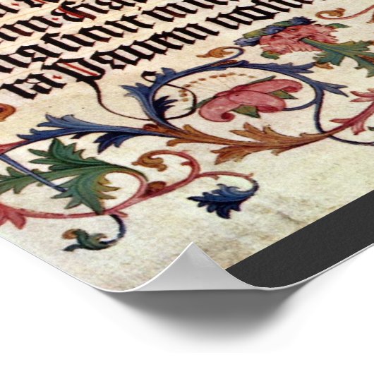 Portret van keizer Maximilian I en zijn leraar B Poster (Hoek)