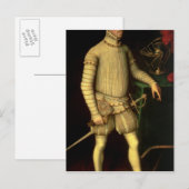 Portret van keizer Maximilian II 1557 Briefkaart (Voorkant / Achterkant)