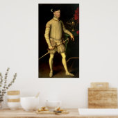 Portret van keizer Maximilian II 1557 Poster (Keuken)