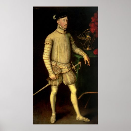 Portret van keizer Maximilian II 1557 Poster (Voorkant)