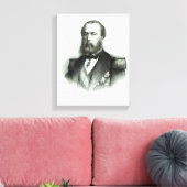 Portret van keizer Maximilian van Mexico, 1864 Canvas Afdruk (Insitu (Woonkamer))