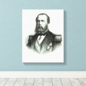Portret van keizer Maximilian van Mexico, 1864 Canvas Afdruk (Insitu (Houten vloer))