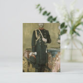 Portret van keizer Nicholas II 1895 Briefkaart (Staand voorkant)