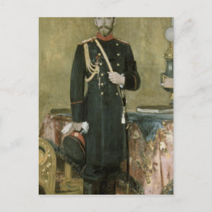 Portret van keizer Nicholas II 1895 Briefkaart