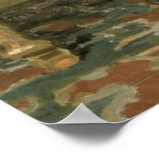 Portret van keizer Nicholas II 1895 Poster (Hoek)