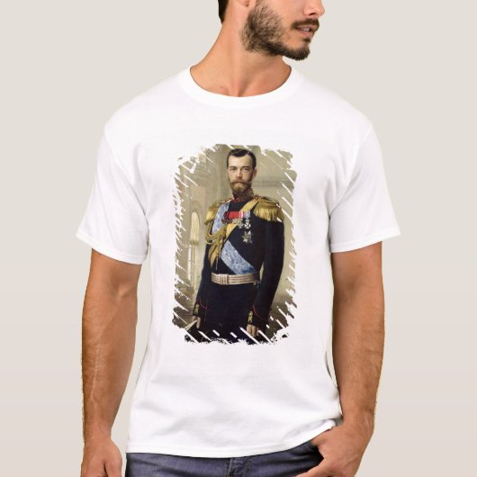 Portret van keizer Nicholas II, 1900 T-shirt (Voorkant)
