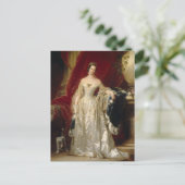 Portret van keizerin Alexandra Fedorovna Briefkaart (Staand voorkant)