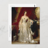 Portret van keizerin Alexandra Fedorovna Briefkaart (Voorkant / Achterkant)