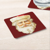  portret van Kerstmis met kerstmis Kartonnen Onderzetters (Schuin)