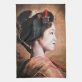 Portret van keukenhanddoek van Geisha, oosterse ja (Verticaal)