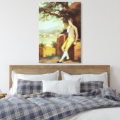 Portret van kolonel David La Touche van Marcey Canvas Afdruk (Insitu (Slaapkamer))