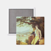 Portret van kolonel David La Touche van Marcey Magneet (Voorkant / Achterkant)