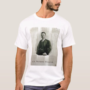 Portret van kolonel Theodore Roosevelt (litho) T-shirt