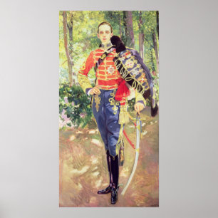 Portret van koning Alfonso XIII Poster