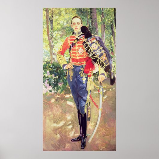 Portret van koning Alfonso XIII Poster (Voorkant)