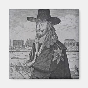 Portret van koning Charles I Magneet