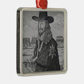 Portret van koning Charles I Metalen Ornament (Rechts)