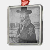 Portret van koning Charles I Metalen Ornament (Links)