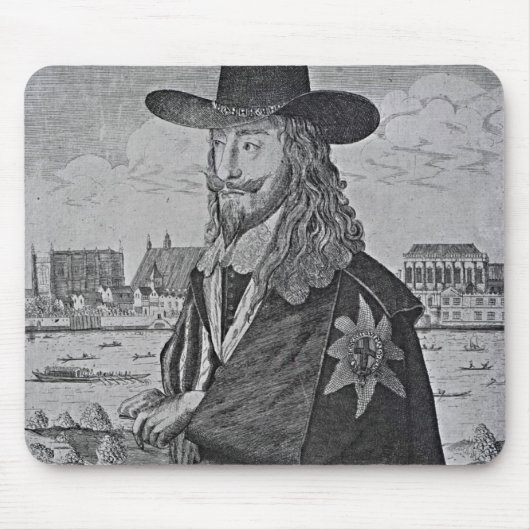 Portret van koning Charles I Muismat (Voorkant)
