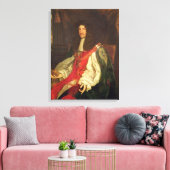 Portret van koning Charles II, c.1660-65 Canvas Afdruk (Insitu (Woonkamer))