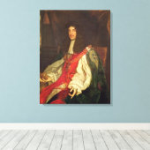 Portret van koning Charles II, c.1660-65 Canvas Afdruk (Insitu (Houten vloer))