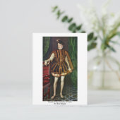 Portret van koning Charles Ix. van Frankrijk Briefkaart (Staand voorkant)