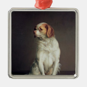 Portret van koning Charles Spaniel Metalen Ornament