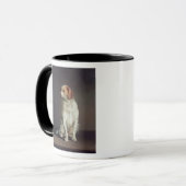 Portret van koning Charles Spaniel Mok (Voorkant links)