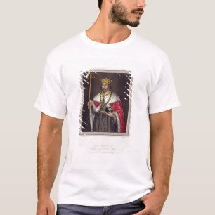 Portret van koning Edward II (1284-1327) oprichter T-shirt