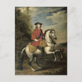 Portret van koning George I, 1717 Briefkaart (Voorkant)