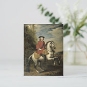 Portret van koning George I, 1717 Briefkaart (Staand voorkant)