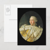 Portret van koning George III na 1760 Briefkaart (Voorkant / Achterkant)