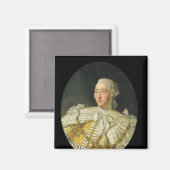 Portret van koning George III na 1760 Magneet (Voorkant / Achterkant)