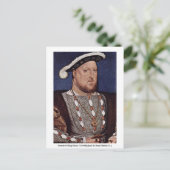 portret van koning Henry VIII of England Briefkaart (Staand voorkant)