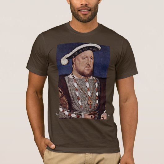 portret van koning Henry VIII of England T-shirt (Voorkant)