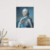 Portret van koning Louis XV 1748 Poster (Keuken)