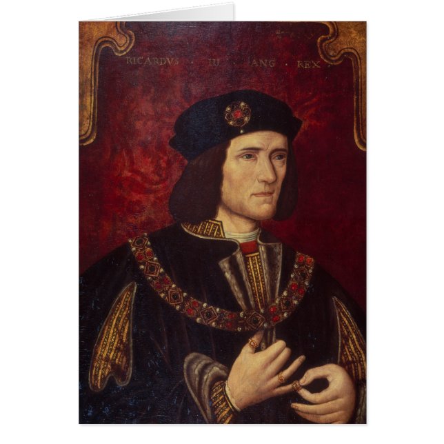 Portret van koning Richard III (Voorkant)