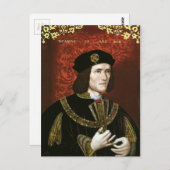 Portret van koning Richard III Briefkaart (Voorkant / Achterkant)