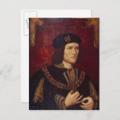 Portret van Koning Richard III Briefkaart (Voorkant / Achterkant)
