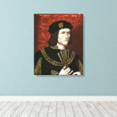 Portret van koning Richard III Canvas Afdruk (Insitu (Houten vloer))